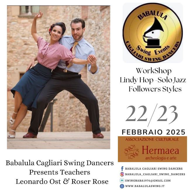 workshop swing cagliari 22-23 febbraio 2025